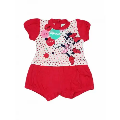 Barboteuse barboteuse bébé fille Ellepi Disney baby Minnie fushia 3 m