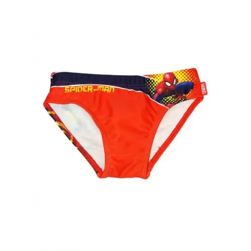 Maillot de bain slip bébé garçon Spiderman rouge 4A