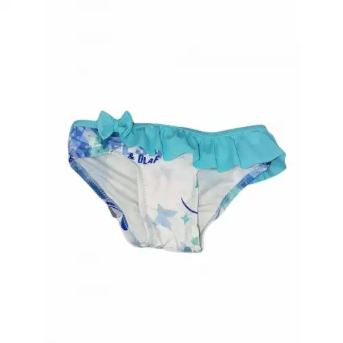 Slip de bain bébé fille Disney La Reine des neiges turquoise 5A