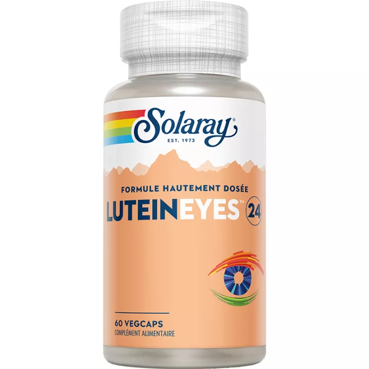 Solaray Lutein Eyes Fomule Hautement Dosée 24 mg 60 gélules végétales