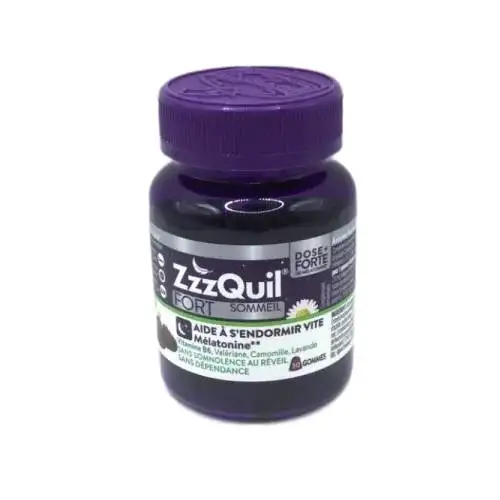 ZzzQuil Fort  - Sommeil  30gommes Goût Fruits des Bois