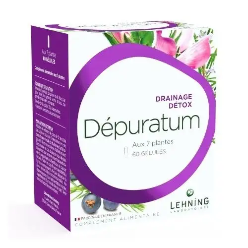 DEPURATUM Drainage Détox (60 gélules) Lehning