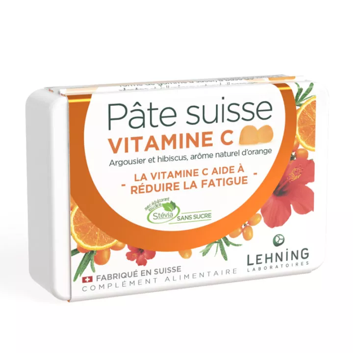 Lehning Pâte Suisse Vitamine C Fatigue 40 gommes