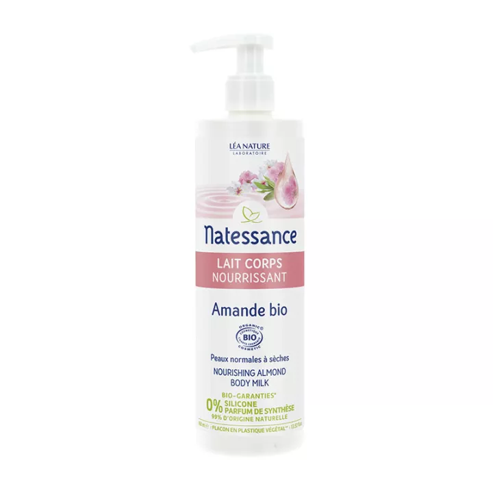 Natessance Amande Bio Lait Corps Nourrissant 400 ml