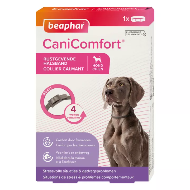 Beaphar Canicomfort Collier Calmant Aux Phéromones Pour Chiens et chiots