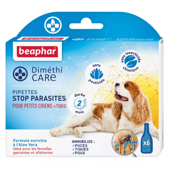 Beaphar Dimethicare 6 Pipettes Stop Parasites Pour Chiens