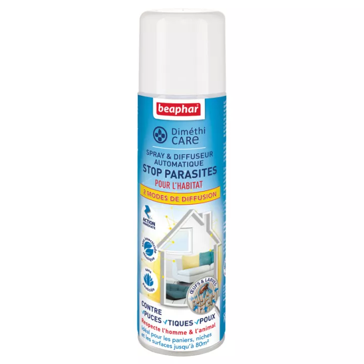 Beaphar Dimethicare Spray & Diffuseur Automatique Pour L'habitat 250 ml