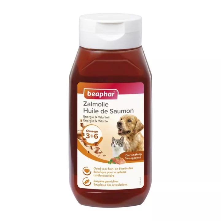 Beaphar Huile De Saumon Pour Chiens & Chats 430 ml