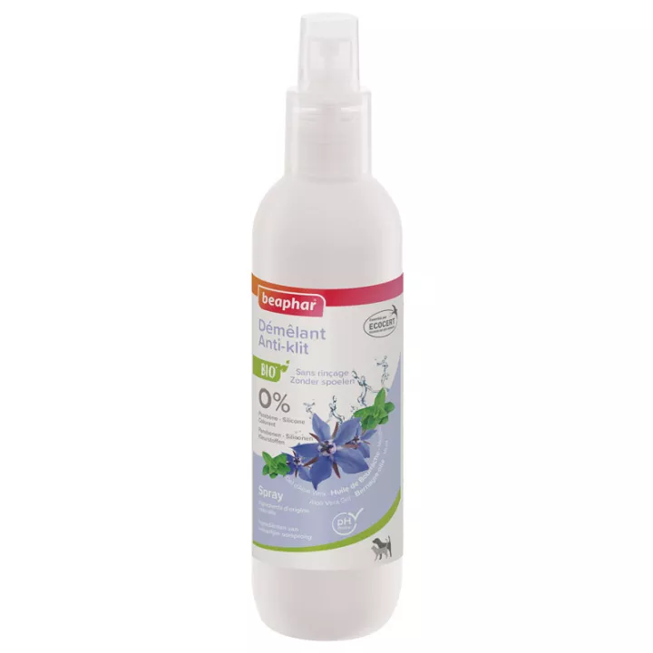 Beaphar Spray Démêlant aux Extraits Naturels De Menthe & Huile De Bourrache 200 ml