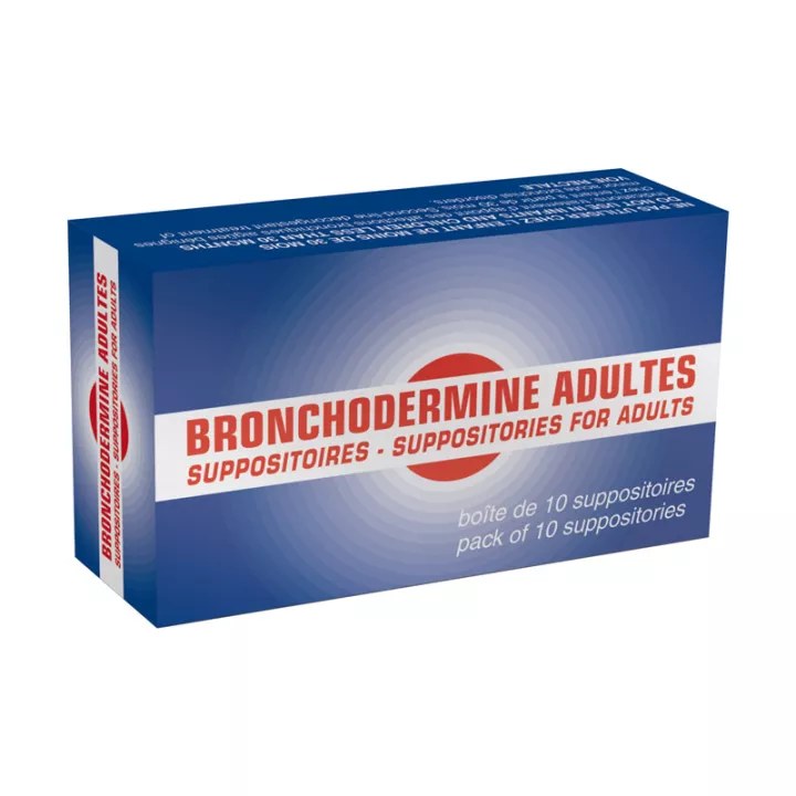 Bronchodermine 10 Suppositoires adultes