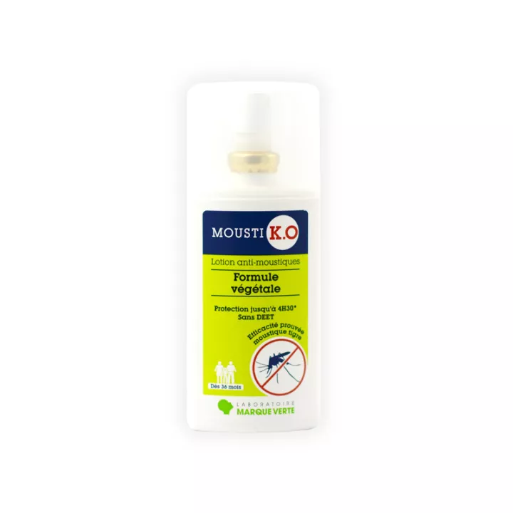 Mousti K.O Lotion répulsive moustique formule végétale 75 ml