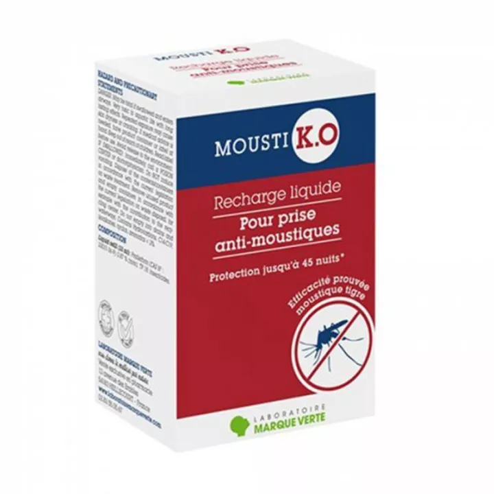 Mousti K.O Recharge Liquide pour diffuseur 45 nuits 60 ml