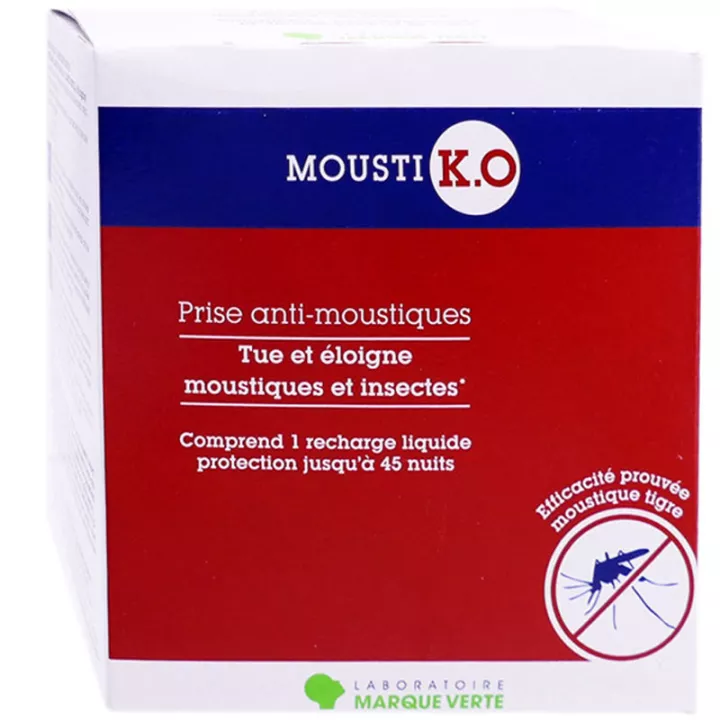 Mousti K.O Diffuseur électrique répulsif insectes volants