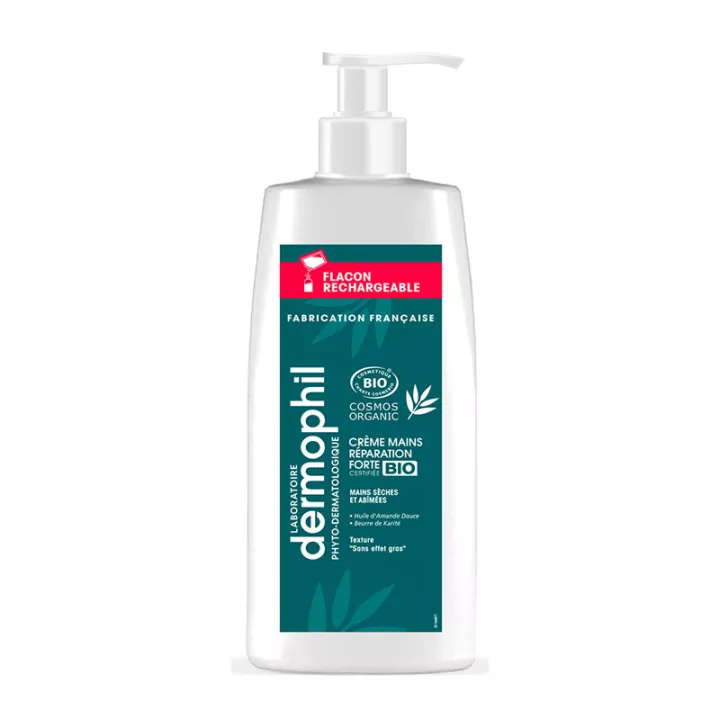 Dermophil Indien Crème Mains Réparation Fort Bio 200 ml