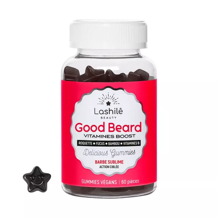 Lashilé Beauty Good Beard 60 gummies
