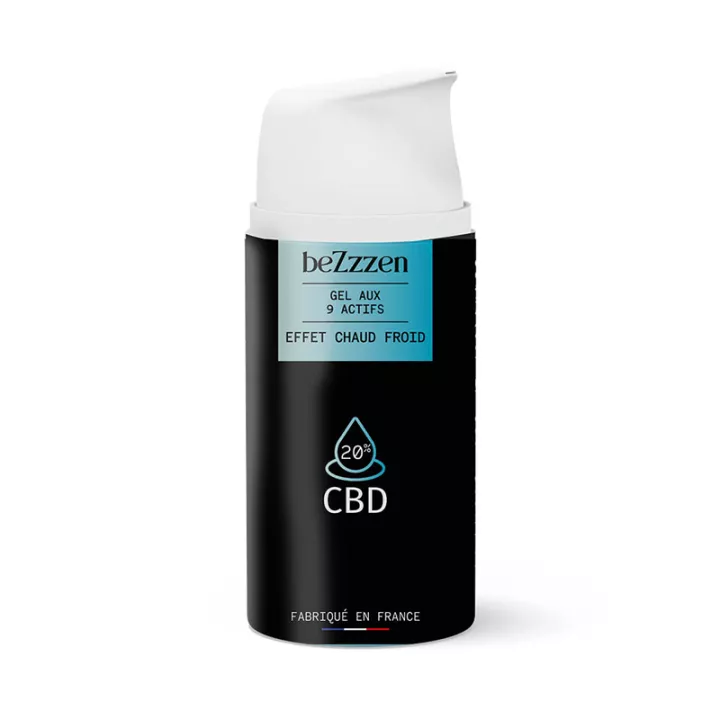 Bezzzen Gel CBD Effet Chaud Froid Aux 9 Actifs 100 ml