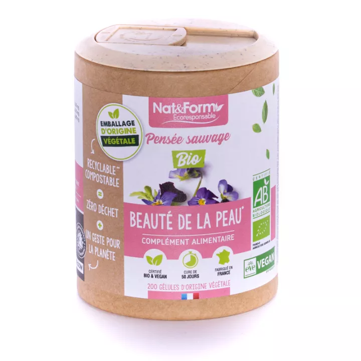 Nat & Form Pensee Sauvage Bio 200 Gélules Végétales Eco