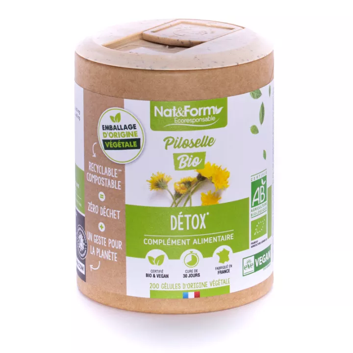 Nat & Form Piloselle Bio 200 Gélules Végétales Eco
