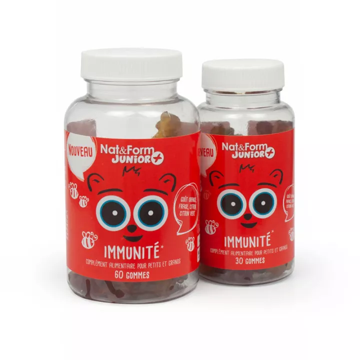 Nat & Form Junior ours+ Immunité gummies Oursons