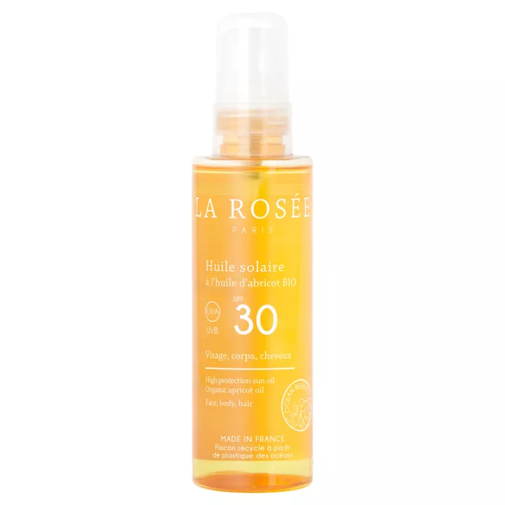 La Rosée Solaire Huile SPF 30 Bio 150 ml
