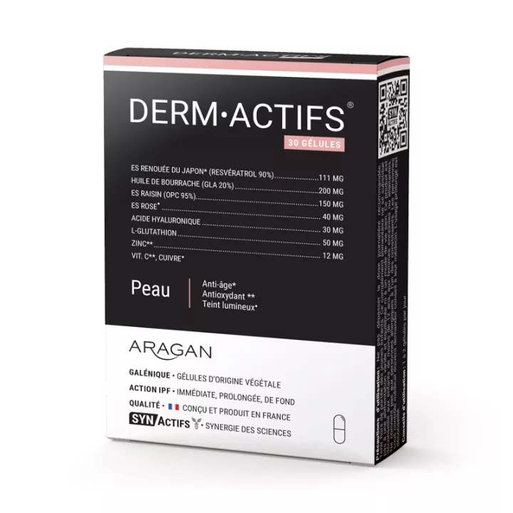 Synactifs Dermactifs Belle peau 30 gélules
