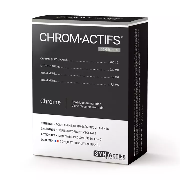 Synactifs Chromactifs Chrome 60 gélules