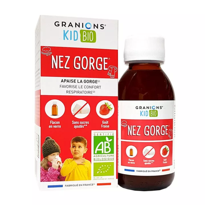 Sirop Nez Gorge 125 ml Granions Kid Bio