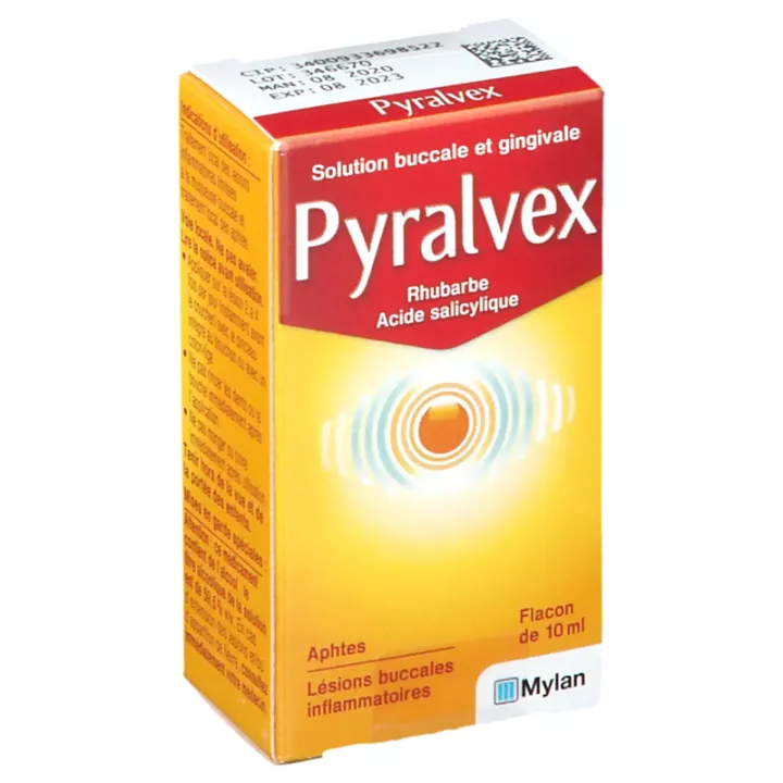 Pyralvex Aphtes, Lésion Buccales et Gingivale 10ml