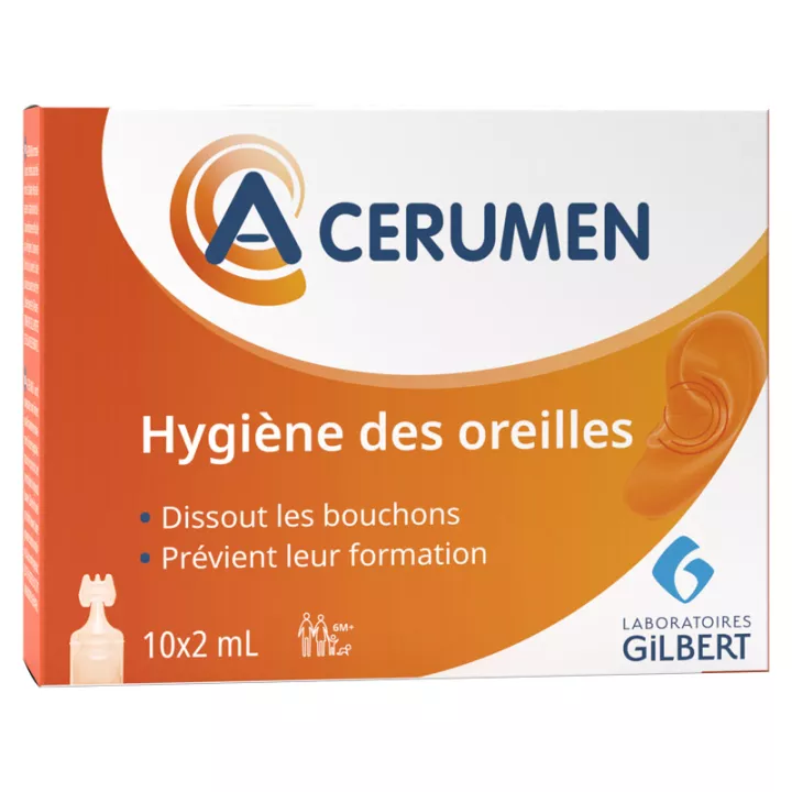A-Cerumen Hygiène des Oreilles 10 unidoses
