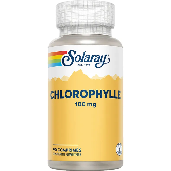 Solaray Chlorophylle 100 mg 90 comprimés