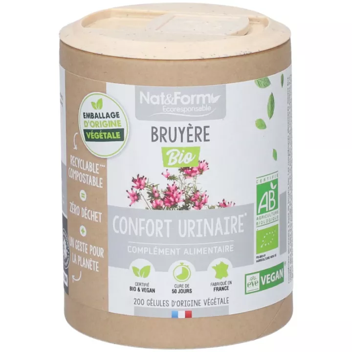 Nat & Form Bruyere Bio 200 Gélules Végétales
