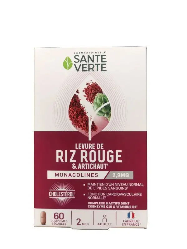 Levure de Riz Rouge 60 comprimés