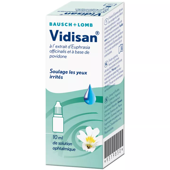 Bausch+Lomb Vidisan Soulage les Yeux Irrités 10 ml*