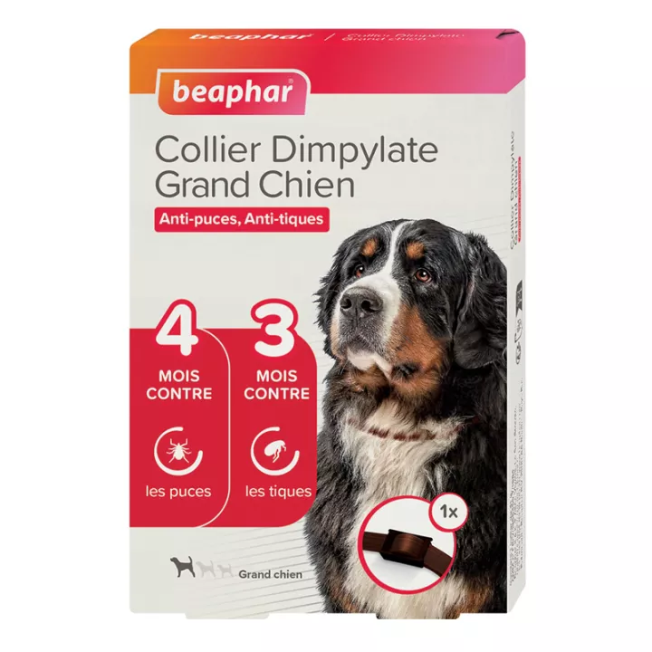 Beaphar Collier Anti-Puces et Tiques  Dimpylate Grand Chien