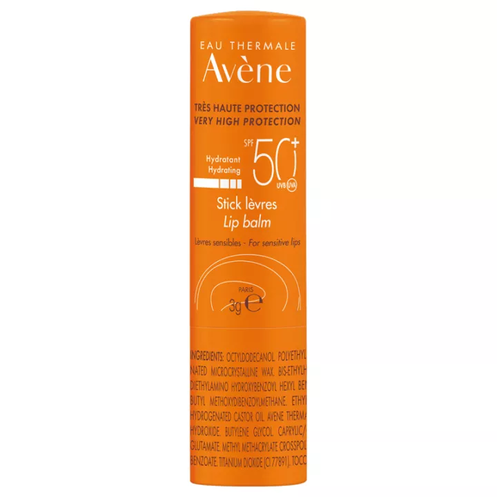 Avène Solaire Stick Lèvres Zones Sensibles SPF50+