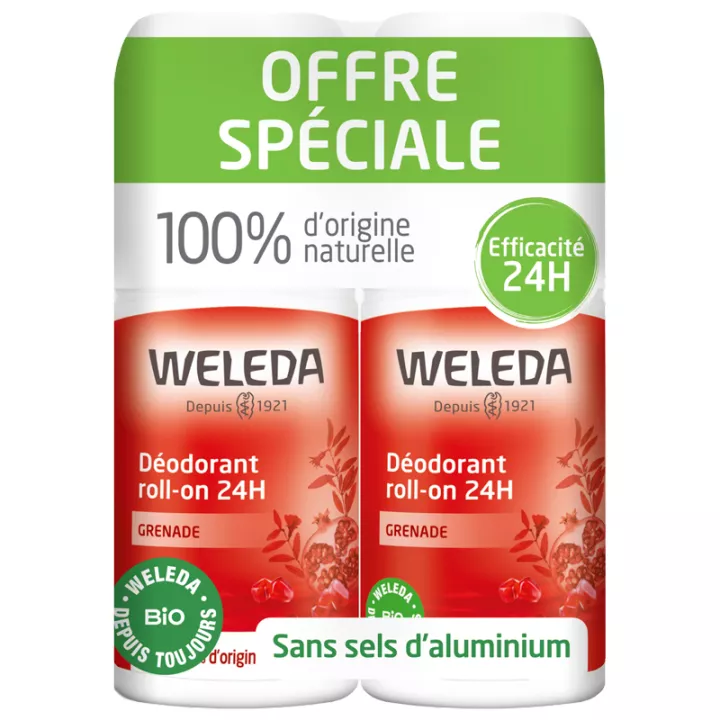 Weleda Grenade Déodorant Roll-On 24h Bio 50 ml