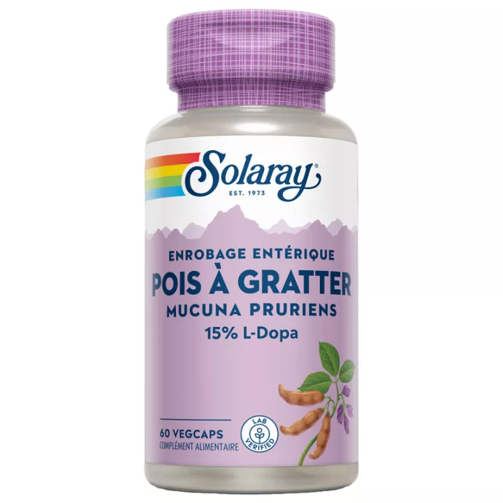 Solaray Pois à Gratter Mucuna Pruriens 60 gélules