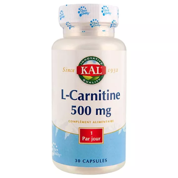 L-Carnitine 500 mg KAL 30 capsules
