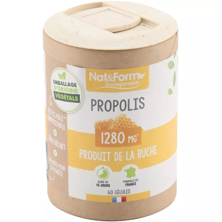 Nat & Form Propolis 60 Gélules Eco