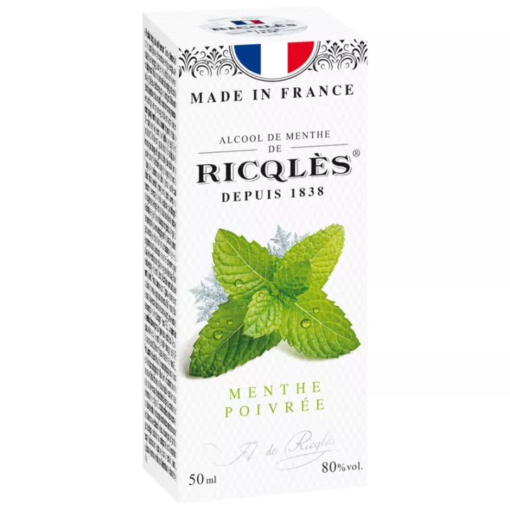 Ricqlès Alcool de Menthe Malaise Mal des Transports 5CL