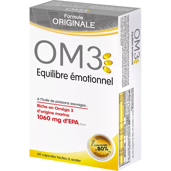 OM3 Équilibre émotionnel Oméga3 60 Capsules