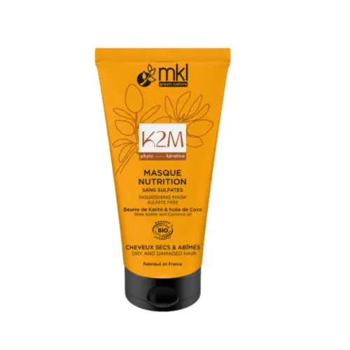 MKL - Masque Nutrition Cheveux Secs & Abimés K2M - 150 ml