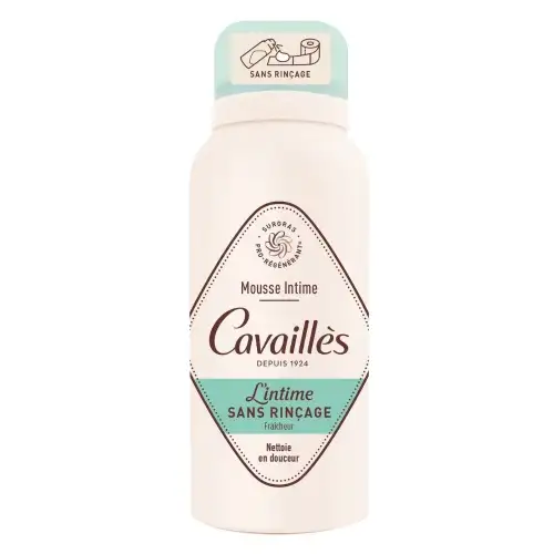 CAVAILLES - Mousse Intime Sans Rinçage Fraîcheur - 100ml