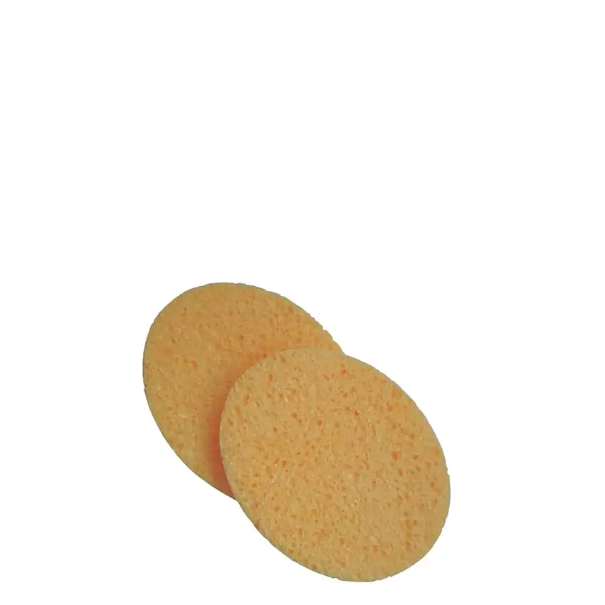 Eponges en Cellulose Ovales Jaunes x 2