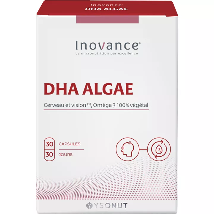 Inovance DHA Algae Cerveau et Vision 30 Capsules