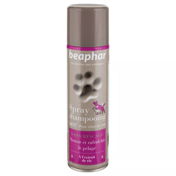 Beaphar Shampooing Premium Sec Sans Rinçage Spray 250 ml