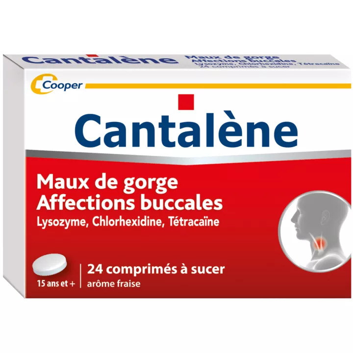 Cantalène Maux de gorge 24 comprimés à sucer