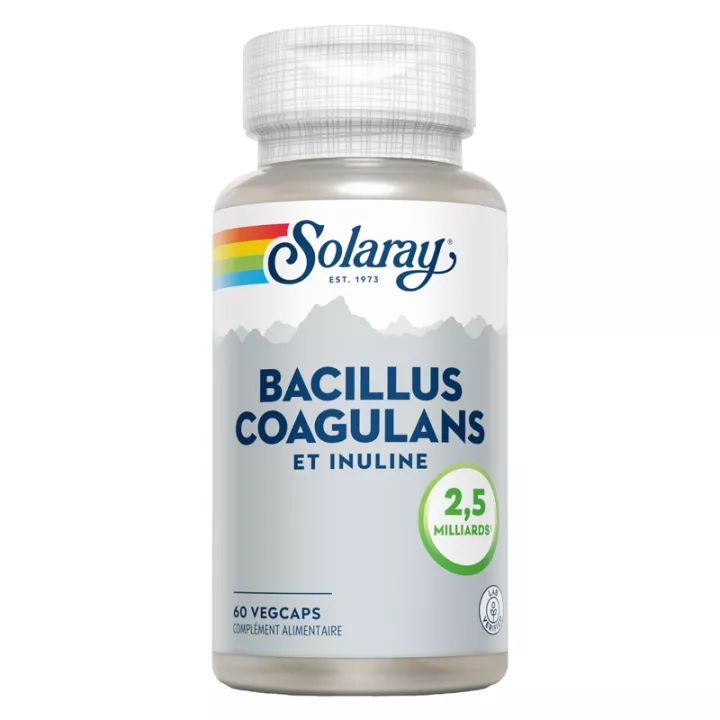 Solaray Bacillus Coagulans et Inuline 60 gélules
