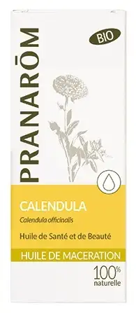 PRANAROM - Huile Végétale Bio - Calendula Huile végétale de macération - Flacon 50ml