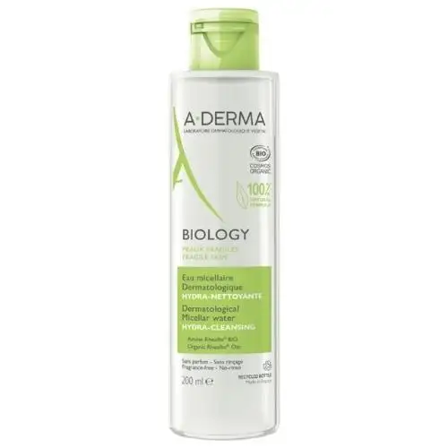 ADERMA Biology Eau Micellaire Dermatologique Hydra-Nettoyante Bio - 200ml